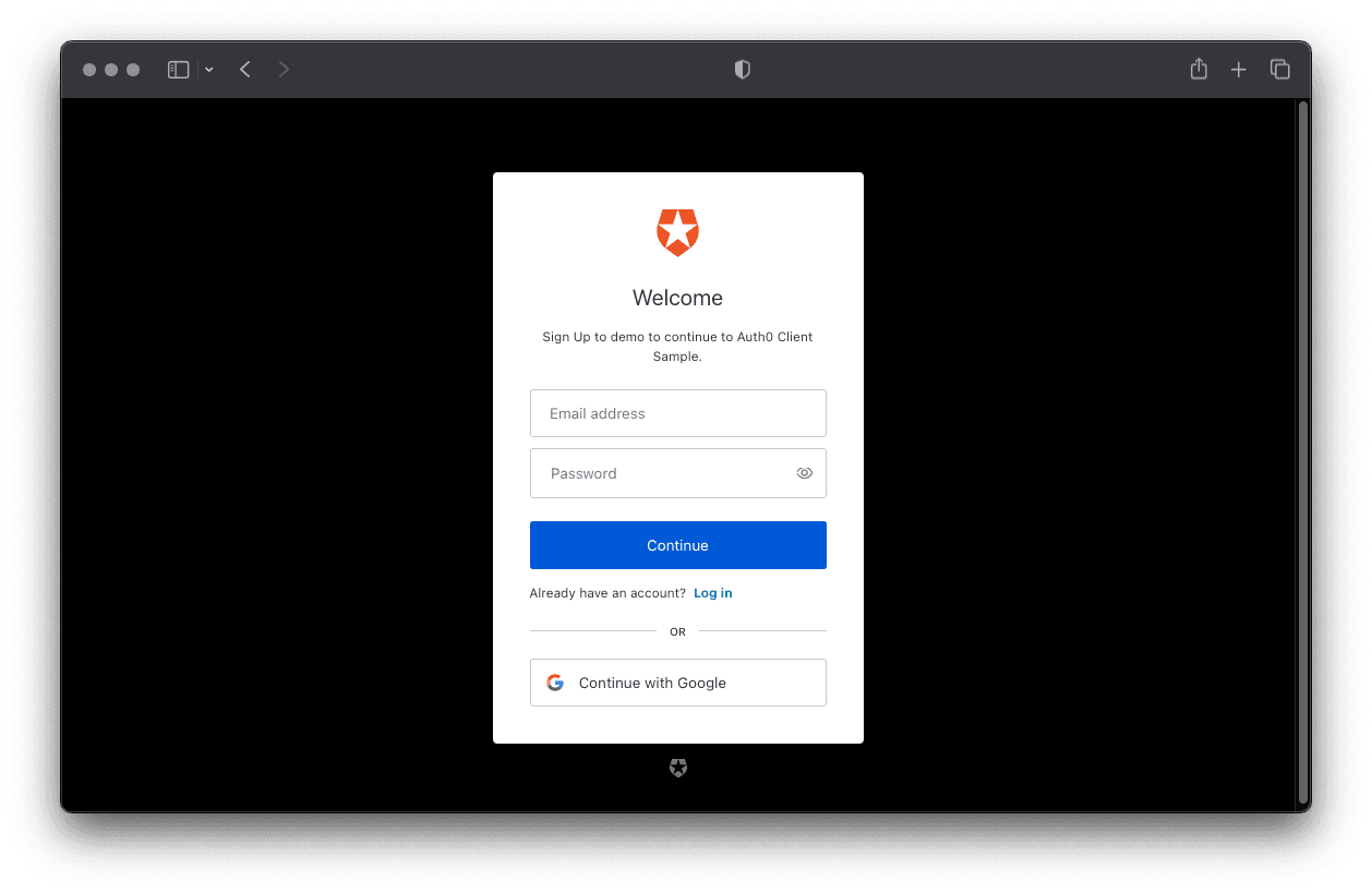 New Auth0 Universal Login Experience Signup Page