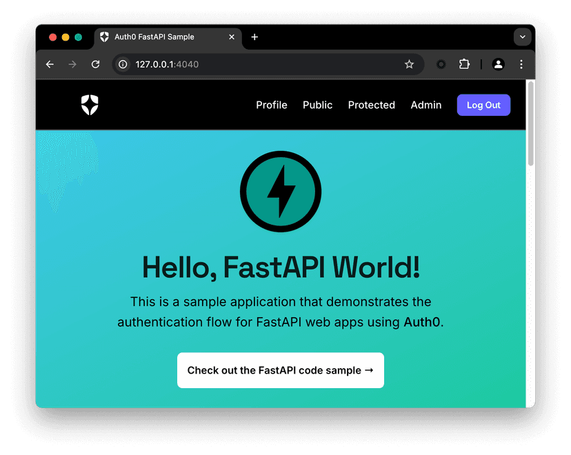 python - in fastapi getting 'not authenticated' error... FastAPI Authentication by Example